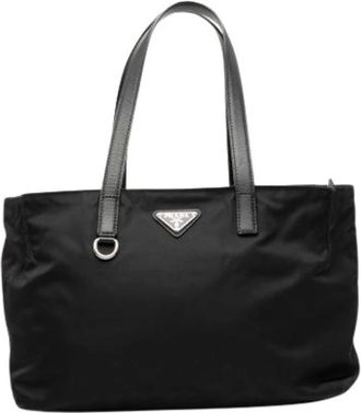 Prada Pre-owned Tote Bags, female, Black, Size: ONE SIZE Pre-owned Tote Bag