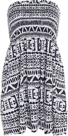 Generic Ladies Womens Sheering Plus Size Boob Tube Bandeau Strapless Top Dress. UK 8-26