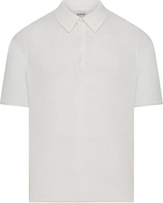 Cycle Kent Cut Polo S/S - Heren - Polos - Wit - M - Tops