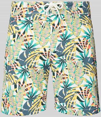 Ecoalf Badehose mit elastischem Bund Modell BYRONALF in Oliv, Gr&ouml;&szlig;e XL