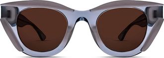 Thierry Lasry Dismissy 2252 Womens Sunglasses Blue Size 48