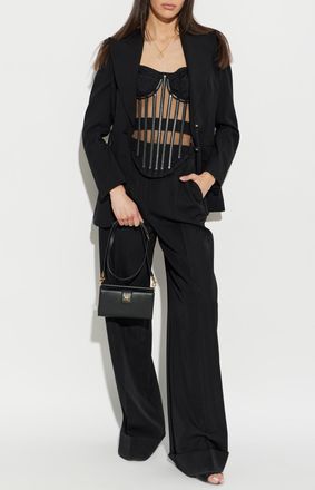 Dolce & Gabbana Wool Blazer With Single Vent, Womens, Black