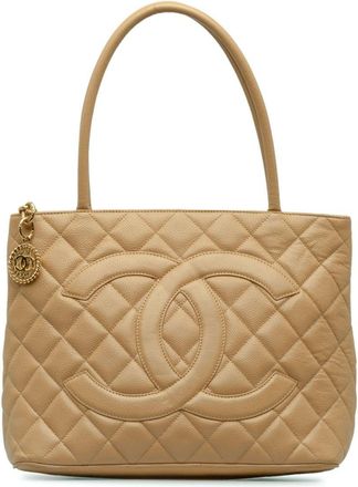 Chanel 2004-2005 Medallion tote bag - women - Leather - One Size - Brown