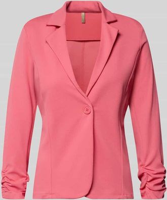 Soyaconcept Blazer mit Raffungen Modell Siham in Rosa, Gr&ouml;&szlig;e XXL