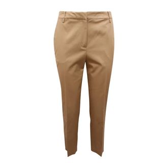 Emma & Gaia Pantaloni in Cotone - - Trousers - Donna - Beige - S