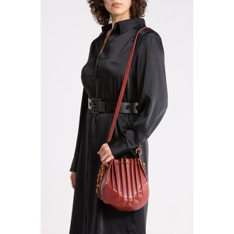 Steve Madden Briar Bucket Crossbody Bag in Rust at Nordstrom Rack