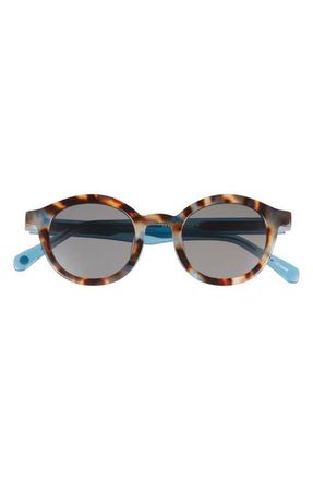 Eyebobs TV Party 44mm Polarized Round Sunglasses in Iceberg Blue/brown/grey at Nordstrom