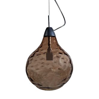 Tosel Suspensi&oacute;n vidrio ambre D30 cm