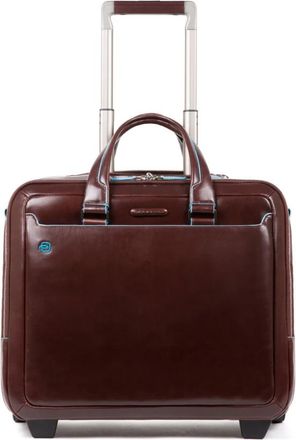 Piquadro Personalizzabile pilot bag 15-6 - Heren - Handbagage koffer - Bruin - ONE Size - Koffers