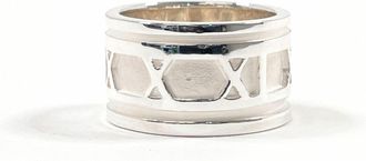 Tiffany & Co. Atlas Silver Silver 925 Band Ring (Pre-Owned)