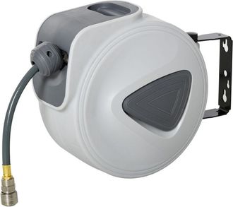 OEM Carrete De Manguera De Aire Comprimido Homcom - Manguera: 10 M + 0,9 M - Di&aacute;metro Interior 3/8 (9,5 Mm), 1/4 (6,35 Mm) Bspt - Carrete De Manguera De A