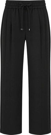 Dolce & Gabbana Broeken, Heren, Zwart, 2Xl, Wol, Wool Gabardine Jogging Broeken