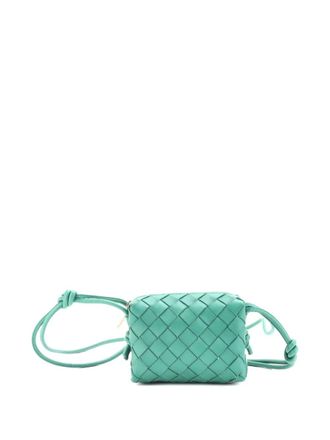 Bottega Veneta Loop Intrecciato Nappa Candy crossbody bag - women - Calf Leather - One Size - Green