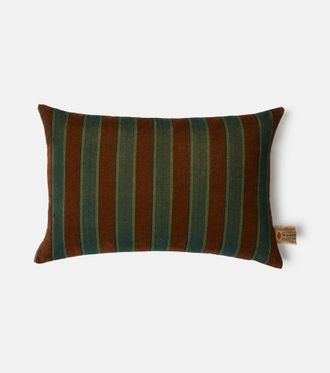 Lyria Gigliola striped cotton and linen cushion