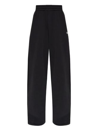 Diesel P-Zenia-Od elasticated-waistband trousers - women - Cotton - S - Black