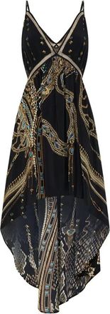 Camilla Strappy High Low Jurk BEL ME Cleopatra - Dames - Feestkleedjes - Veelkleurig - S - Kleedjes