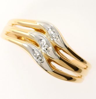 C&A Unbranded Platinum yellow gold yellow gold (18K) Platinum 900 Band Ring (Pre-Owned)