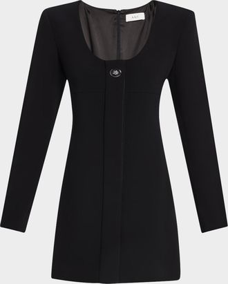 A.L.C. Elena Long-Sleeve Mini Dress