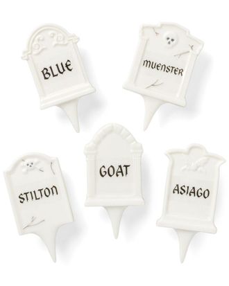 Lenox Headstone Cheese Markers 5Pc Set