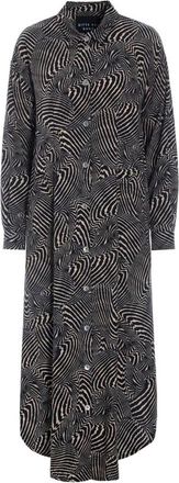 Bitte Kai Rand Jurken - Dames - Shirt Kleedjes - Zwart - XL - Kleedjes