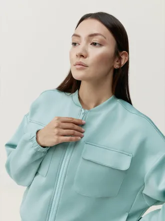 Born Living Yoga Jacket Graft Jade Grey