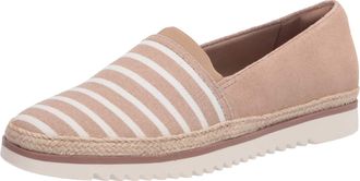 Clarks Womens Serena Paige Loafer Flat, Sand Textile/Suede Combination, 7 UK