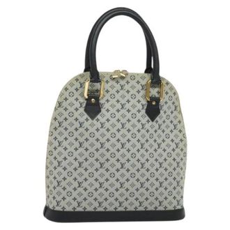Louis Vuitton Tweedehands Canvas handtassen - Dames - Pre-owned - Blauw - Maat: ONE Size Leer
