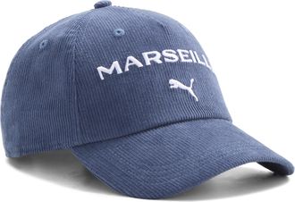 Puma Cappellino a coste Olympique de Marseille ftblCulture, Accessori, Blu, OSFA