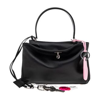 Balenciaga Tassen, Dames, Zwart, ONE Size, Leer, Rodeo Kleine Handtas