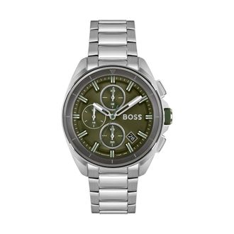 HUGO BOSS Accessoires, Heren, Grijs, ONE Size, Volane Chronograaf Horloge