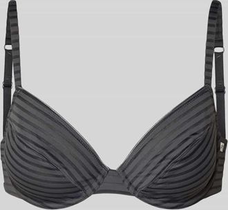Marc O'Polo BH mit Streifenmuster in Black, Größe 75B