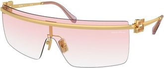 Miu Miu MU50ZS 5AK80D Womens Sunglasses Gold Size 142