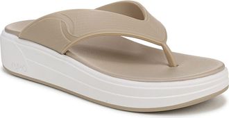 Ryk&auml; Viv Platform Thong Sandal in Safari Taupe at Nordstrom Rack, Size 5.5