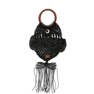 Anya Hindmarch Macram&eacute; Fish Clutch Bag