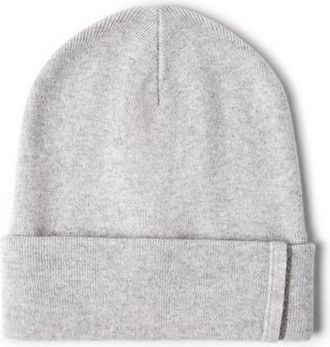 Brunello Cucinelli Knit beanie in Light Grey at Nordstrom, Size X-Small