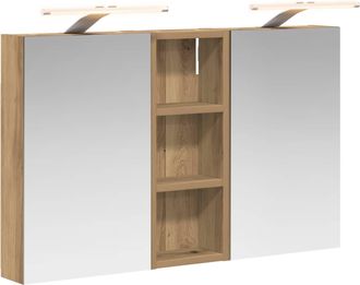 vidaXL Juego De Muebles De Ba&ntilde;o 3 Uds. 80 X 10,5 X 50 Cm Vidaxl