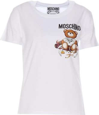 Moschino Teddy logo print t-shirt