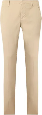 Dondup Neutral Gaubert Slim Fit Cotton Trousers