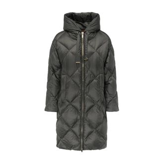 Max Mara Stijlvolle Trefe Jurk - Dames - Jassen - Groen - Maat: 3XS
