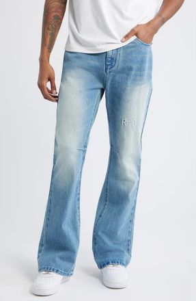 Rta Mael Slim Flare Jeans in Costal Drift Triple Cross at Nordstrom, Size 28