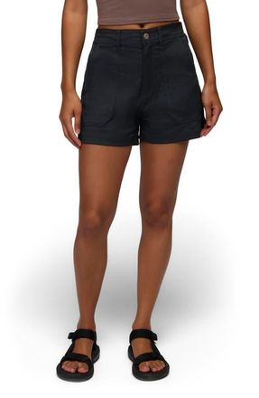 Prana Stretch Zion Cargo Shorts in Black at Nordstrom, Size 14