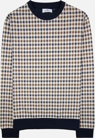 Aquascutum Mens Aquascutum Iconic Crewneck Navy 11 - Size: 46