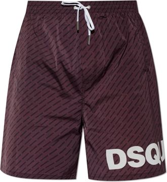 Dsquared2 Uomo, Costumi da bagno, Rosso, XS, new