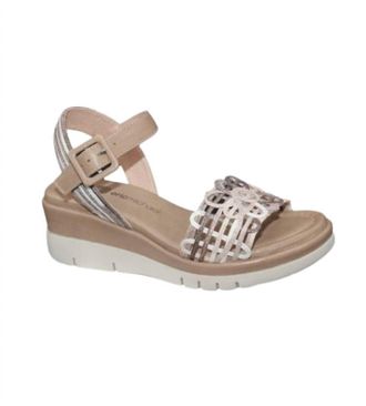 Eric Michael Womens Vivian Wedge In Camel