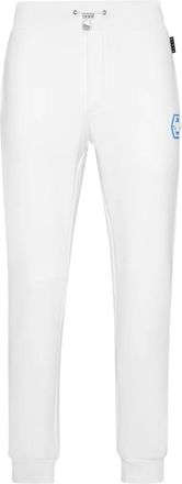 Philipp Plein Pantaloni sportivi in misto cotone - Bianco