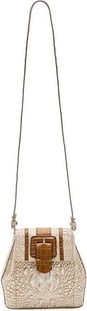 Brahmin Margo Cross Body Womens Handbags Ivory, Leather