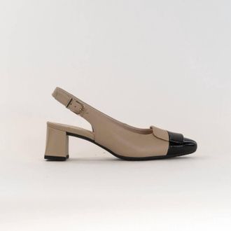 Gabor Womens Shoes In Beige/ Schwarz