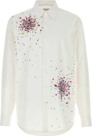 Dries Van Noten White Cotton Caper Shirt