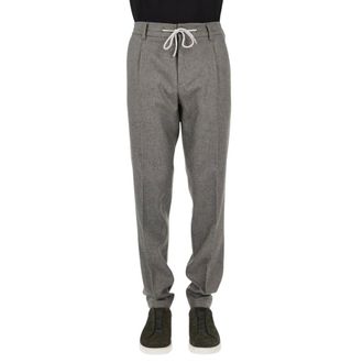 Eleventy Joggpants - Heren - Broeken - Grijs - Maat: W34 Katoen
