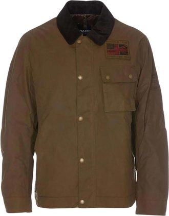 Barbour Workers Wax Jacket - Heren - Zomerjassen - Bruin - M - Katoen - Jassen